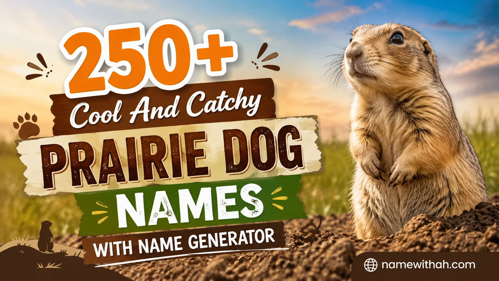 Cool And Catchy Prairie Dog Names With Name Generator