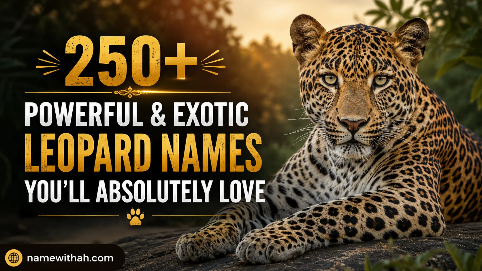 Powerful & Exotic Leopard Names You’ll Absolutely Love