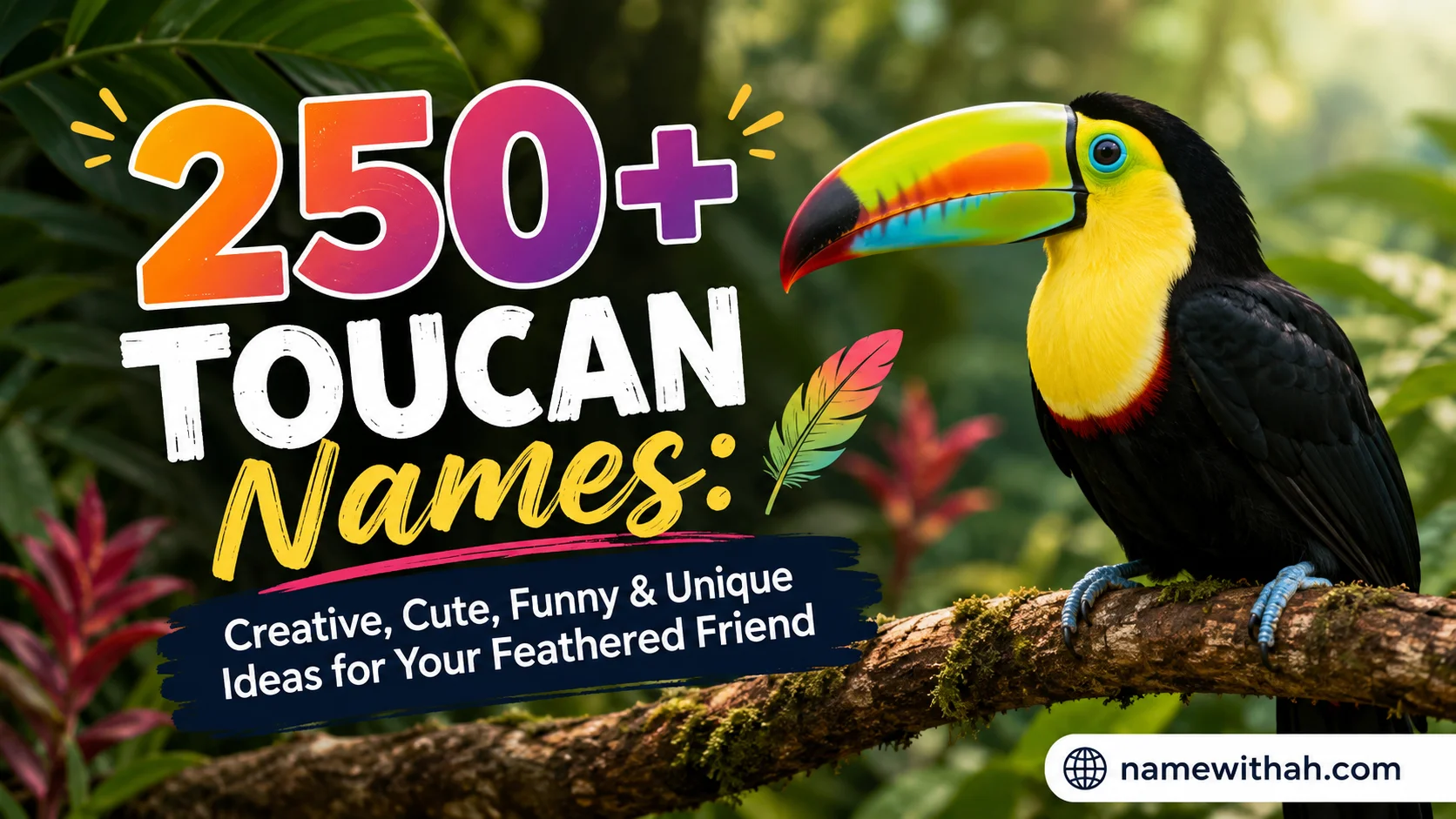 Toucan Names: Creative, Cute, Funny & Unique Ideas for Your Feathered Friend